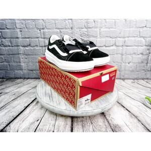 VANS Old Skool Over Black/White Men Size 11 New In Box VN0A7Q5EBA2